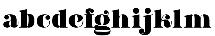 Rougeta Font LOWERCASE