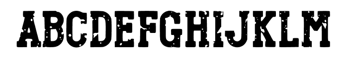 Rough Company Font UPPERCASE