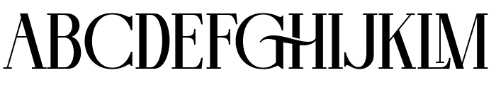 Rough Genolark Font UPPERCASE