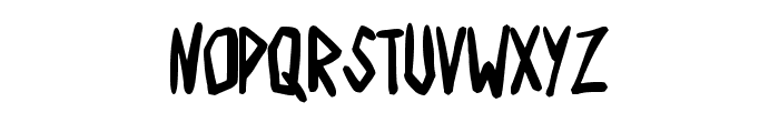 Rough Marker Handwritte Regular Font UPPERCASE