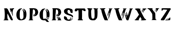 Rough Patriotic Regular Font LOWERCASE