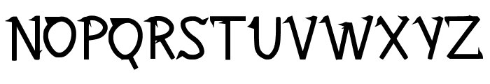 Rough Regular Font UPPERCASE