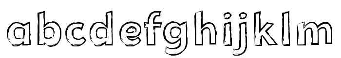 RoughEdges Font LOWERCASE