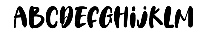 RoughStone Font LOWERCASE