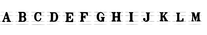 RoughTimes Light Font UPPERCASE