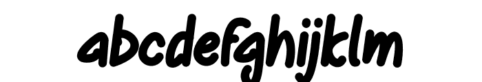 Roughat Font LOWERCASE