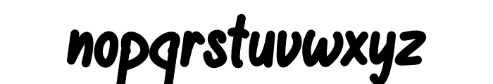 Roughat Font LOWERCASE