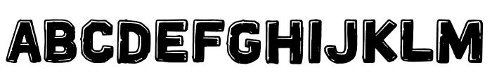 Roughcut Font UPPERCASE