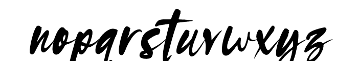 Roughfest Wainted Italic Font LOWERCASE