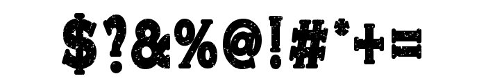 Roughgates Vintage Font OTHER CHARS