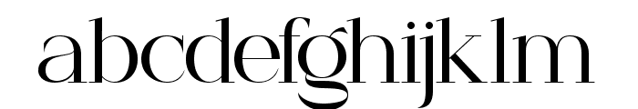 Roughly Begather Regular Font LOWERCASE