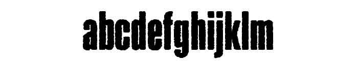 Roughnut Font LOWERCASE