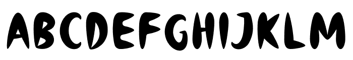 Roughshark Font UPPERCASE