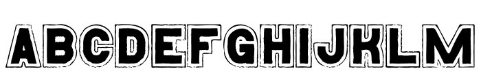 Roughstar Font LOWERCASE