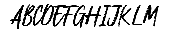 Roughsweep-Regular Font UPPERCASE