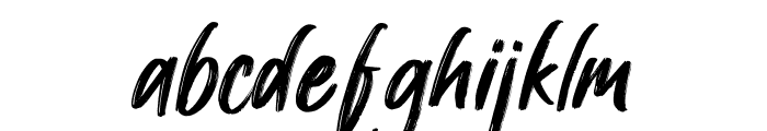 Roughsweep-Regular Font LOWERCASE