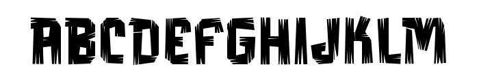 Roughty Font LOWERCASE