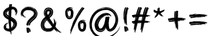 Rougless Font OTHER CHARS