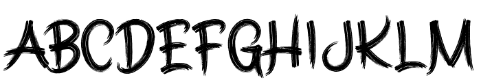 Rougless Font UPPERCASE