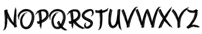 Rougless Font UPPERCASE