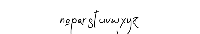 Roullette-script Font LOWERCASE