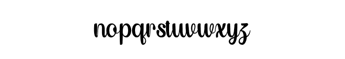 Roullette Font LOWERCASE