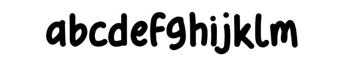 Round Butterfly Font LOWERCASE