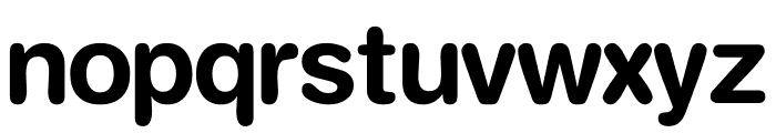 RoundRush Bold Font LOWERCASE