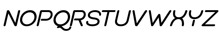 Rounded Quostige Bold Italic Font UPPERCASE