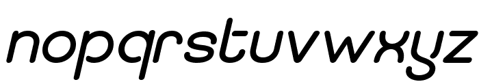 Rounded Quostige Bold Italic Font LOWERCASE