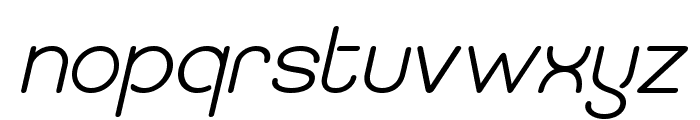 Rounded Quostige Italic Font LOWERCASE