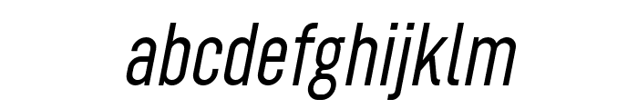 Roundkey-LightOblique Font LOWERCASE