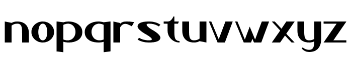 Rousty Sans Font LOWERCASE