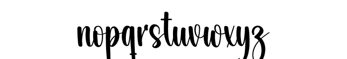 Routine Font LOWERCASE
