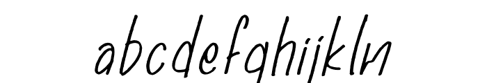 Routinery Halmonth Italic Font LOWERCASE