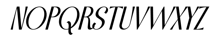 Rovallia Italic Font UPPERCASE