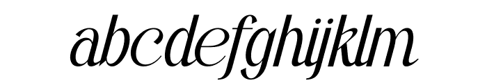 Rovallia Italic Font LOWERCASE