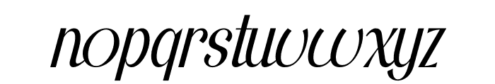 Rovallia Italic Font LOWERCASE