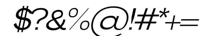 Rovek 2.0 Italic Font OTHER CHARS
