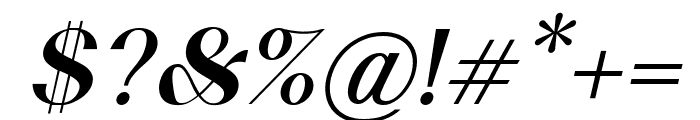 Rovela Bold Oblique Font OTHER CHARS