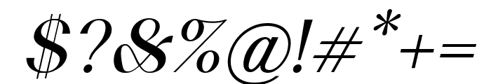 Rovela Medium Oblique Font OTHER CHARS