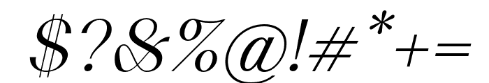 Rovela-RegularOblique Font OTHER CHARS