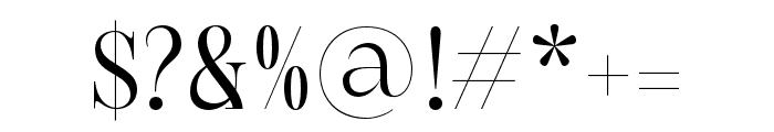 Rowan-Regular Font OTHER CHARS