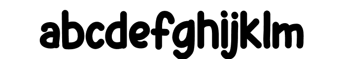 Rowball Font LOWERCASE