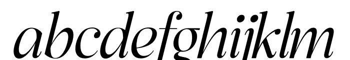 Rowfinde Italic Font LOWERCASE