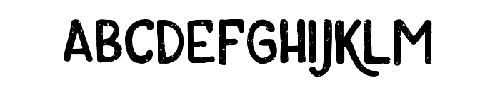Roxers Rough Typeface Regular Font LOWERCASE