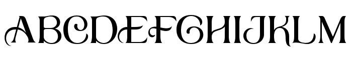 Royal Crest Light Font UPPERCASE