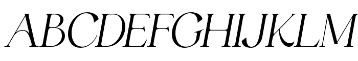 Royal Fleur Italic Font UPPERCASE