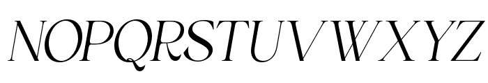 Royal Fleur Italic Font UPPERCASE