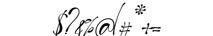Royal Signature Italic Font OTHER CHARS
